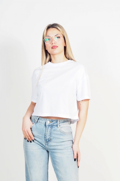 Cotton crop top Carey