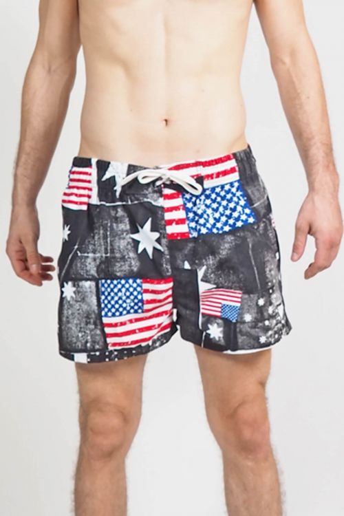 Men's swim shorts American Debt