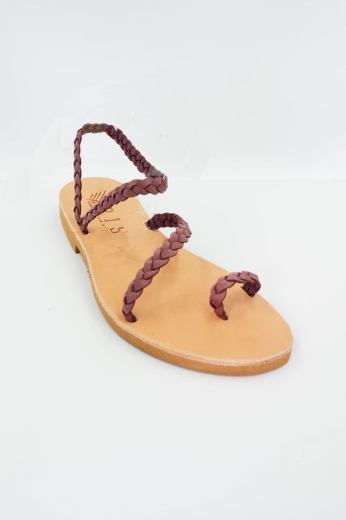 Handmade greek leather sandals Alkistis