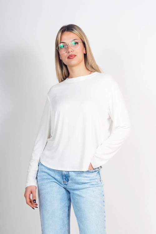 Longsleeved roundcut top Audrey