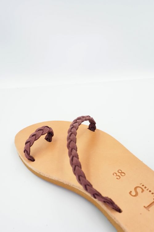 Handmade greek leather sandals Alkistis