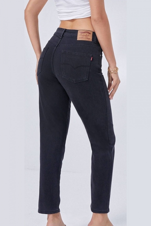 Premium high waisted mom fit jeans Claire