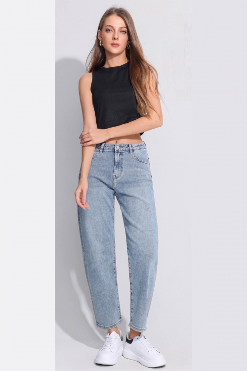 Premium high waisted slouchy jeans Kyla