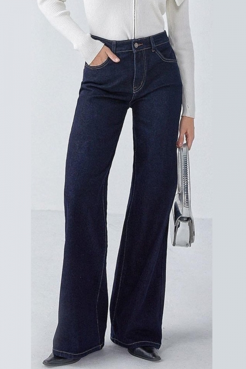 Premium high waisted wide leg jeans Danna