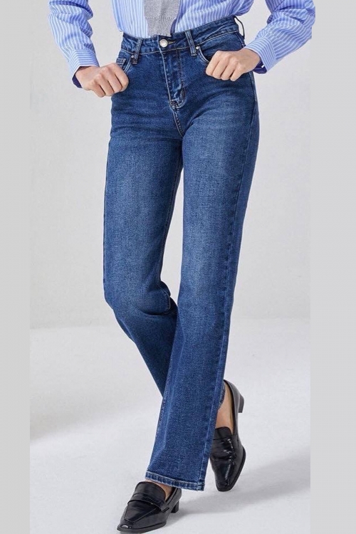 Premium high waisted wide leg jeans Letta