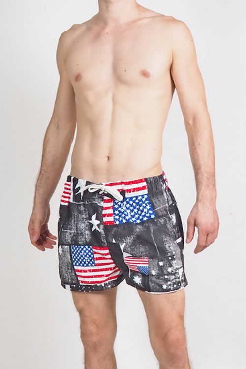 Men's swim shorts American Debt