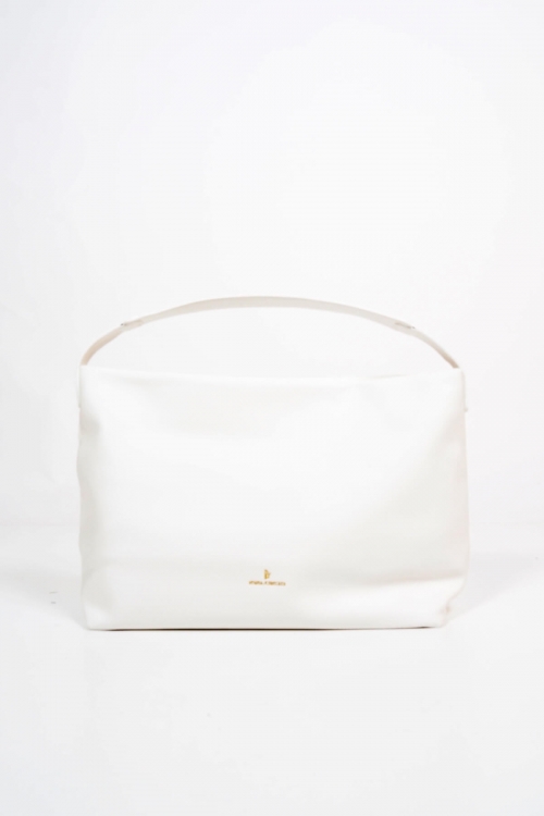 Soft eco leather shoulder bag