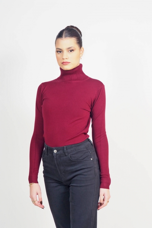 Soft knit turtleneck top Danny