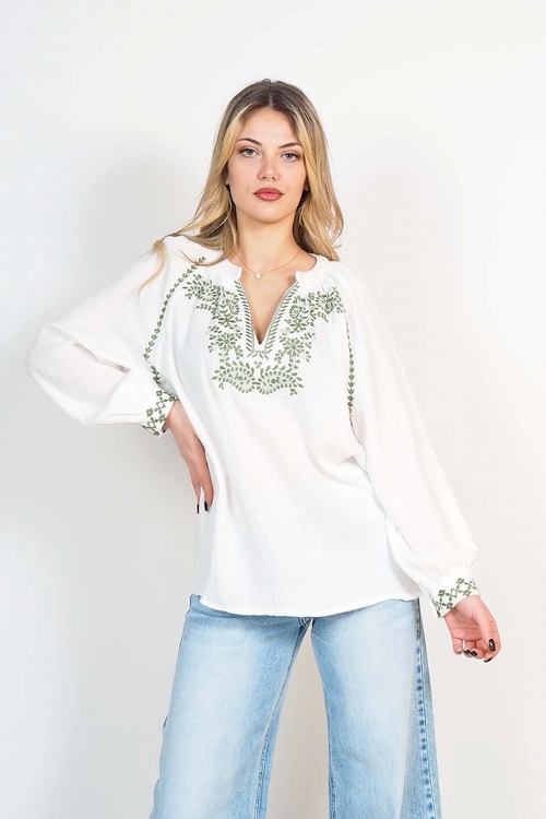 Frida muslin tunic